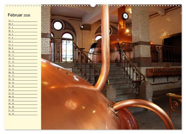 Produktbild: Bier. Die Kunst des Bierbrauens. Impressionen (hochwertiger Premium Wandkalender 2026 DIN A2 quer), Kunstdruck in Hochglanz