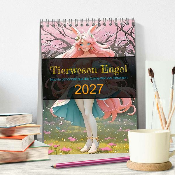 Produktbild: Tierwesen Engel (Tischkalender 2027 DIN A5 hoch), CALVENDO Monatskalender