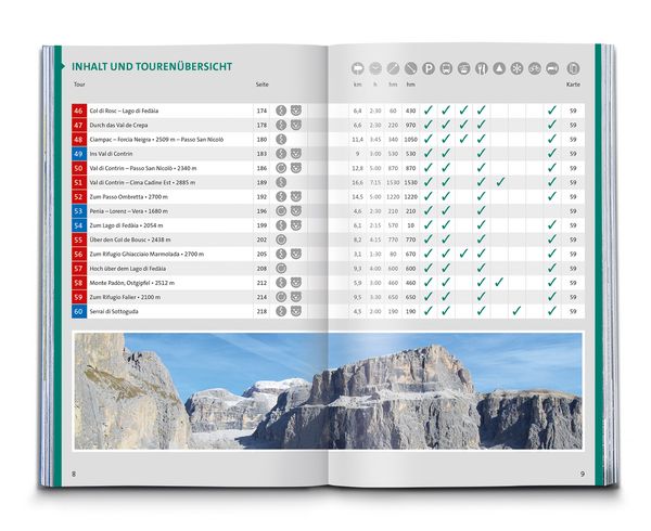 Produktbild: KOMPASS Wanderf&uuml;hrer Fassatal, Rosengarten, 60 Touren