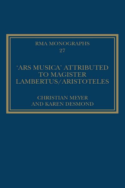 Produktbild: The 'Ars musica' Attributed to Magister Lambertus/Aristoteles