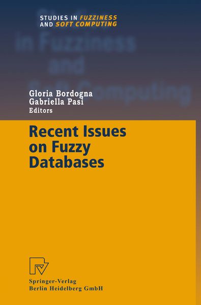 Produktbild: Recent Issues on Fuzzy Databases