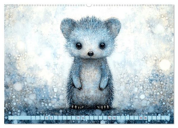 Produktbild: Die verzauberte Menagerie (hochwertiger Premium Wandkalender 2026 DIN A2 quer), Kunstdruck in Hochglanz