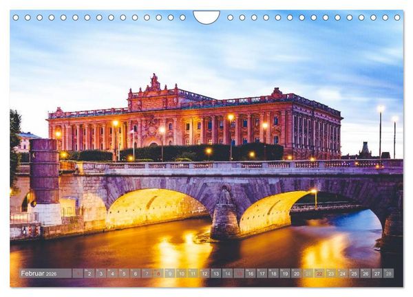 Produktbild: Stockholm - Nordische Sch&ouml;nheit (Wandkalender 2026 DIN A4 quer), CALVENDO Monatskalender