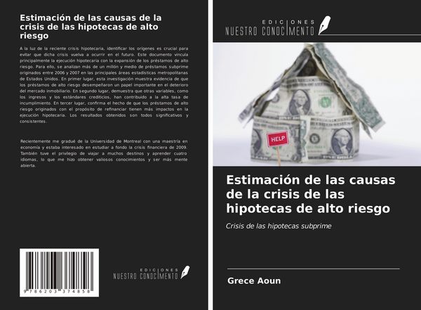 Produktbild: Estimaci&oacute;n de las causas de la crisis de las hipotecas de alto riesgo