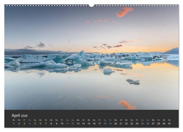 Produktbild: Island (Wandkalender 2026 DIN A2 quer), CALVENDO Monatskalender