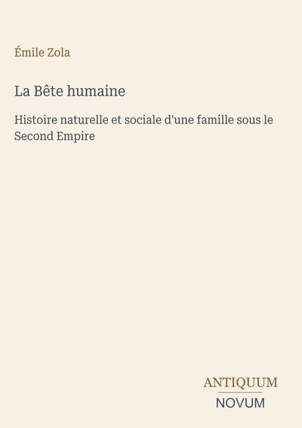 Produktbild: La B&ecirc;te humaine