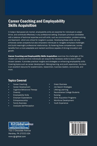 Produktbild: Career Coaching and Employability Skills Acquisition