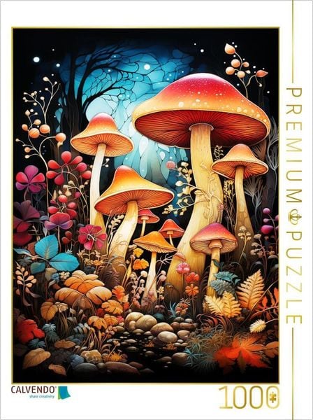 CALVENDO Puzzle Pilze | 1000 Teile Lege-Größe 64x48cm Foto-Puzzle für glückliche Stunden