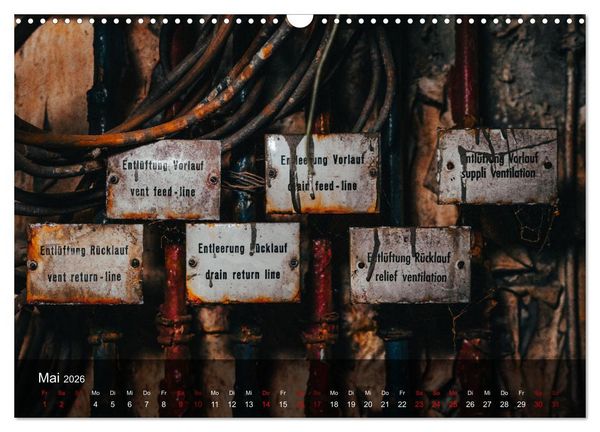 Produktbild: Geheimnisvolle Orte - Die etwas anderen Lost Places (Wandkalender 2026 DIN A3 quer), CALVENDO Monatskalender