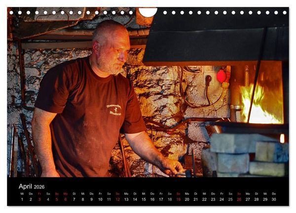 Produktbild: Alte Handwerkskunst Messerschmied (Wandkalender 2026 DIN A4 quer), CALVENDO Monatskalender
