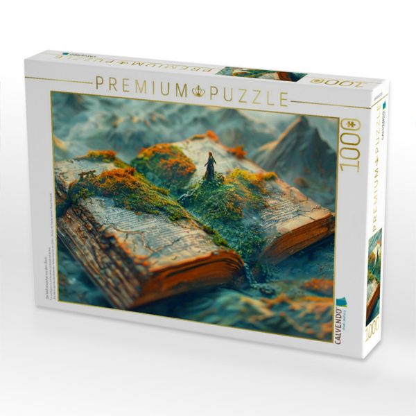 Produktbild: CALVENDO Puzzle Die Welt erw&auml;chst aus dem Buch | 1000 Teile Lege-Gr&ouml;&szlig;e 64x48cm Foto-Puzzle f&uuml;r gl&uuml;ckliche Stunden