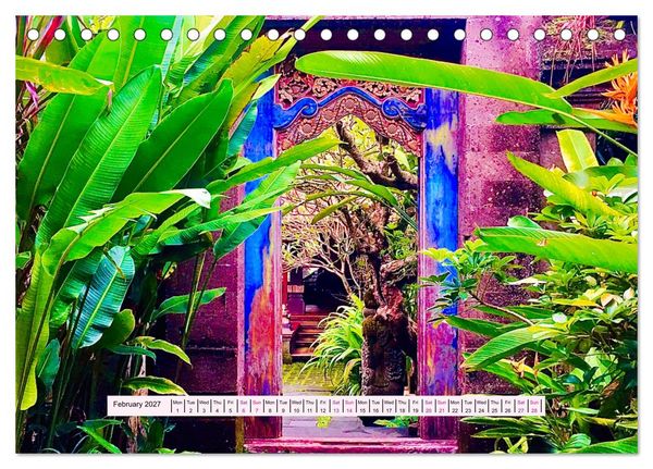 Produktbild: Silent Heart of Asia (Desk Calendar 2027 DIN A5 landscape), CALVENDO 12 Month DeskCalendar