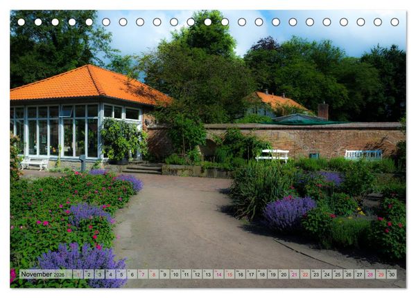 Produktbild: Schlossgarten Oldenburg. Ein Fotospaziergang (Tischkalender 2026 DIN A5 quer), CALVENDO Monatskalender