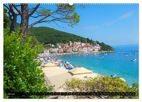 Produktbild: Moscenicka Draga 2026 - Urlaubsparadies an der Kvarner Bucht (Wandkalender 2026 DIN A2 quer), CALVENDO Monatskalender