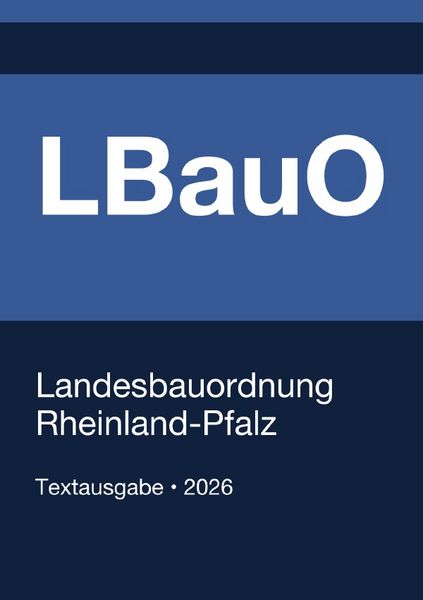 Produktbild: LBauO - Landesbauordnung Rheinland-Pfalz 2026
