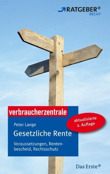 Gesetzliche Rente, Taschenbuch von Peter Lange, Verbraucher-Zentrale NRW, 9783940580764