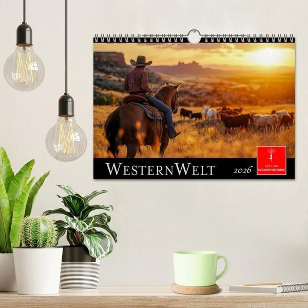 Produktbild: Westernwelt (Wandkalender 2026 DIN A4 quer), CALVENDO Monatskalender