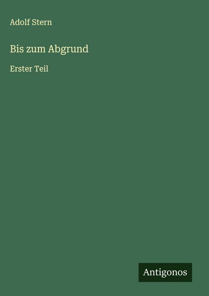 Produktbild: Bis zum Abgrund