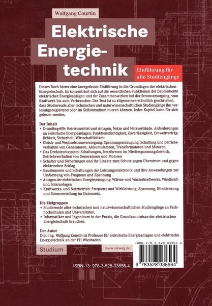 Produktbild: Elektrische Energietechnik