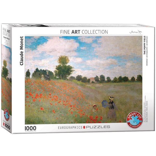 Produktbild: Mohnfeld von Claude Monet 1000 Teile