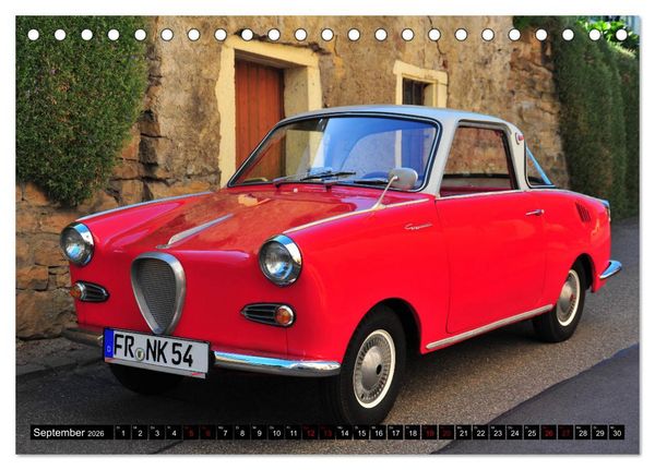 Produktbild: Goggomobil Coup&egrave; 250 TS (Tischkalender 2026 DIN A5 quer), CALVENDO Monatskalender