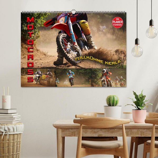 Produktbild: Motocross - tollk&uuml;hne Kerle (Wandkalender 2026 DIN A2 quer), CALVENDO Monatskalender