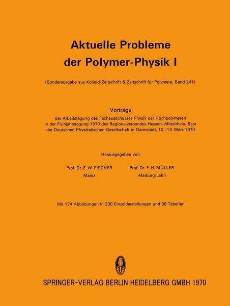 Produktbild: Aktuelle Probleme der Polymer-Physik I