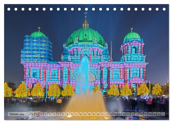 Produktbild: Berlin - fotografiert von Michael Allmaier (Tischkalender 2026 DIN A5 quer), CALVENDO Monatskalender