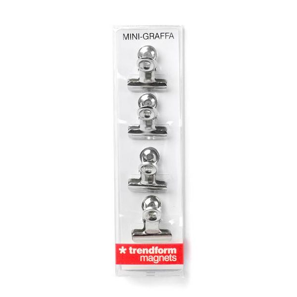 Produktbild: Magnetclip MINI-GRAFFA 4er Set verchromt