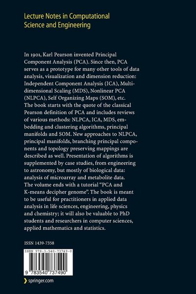 Produktbild: Principal Manifolds for Data Visualization and Dimension Reduction