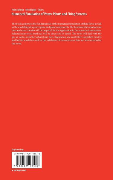 Produktbild: Numerical Simulation of Power Plants and Firing Systems