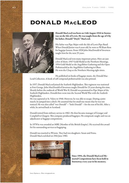 Produktbild: Bagpipe Tunes And Their Stories