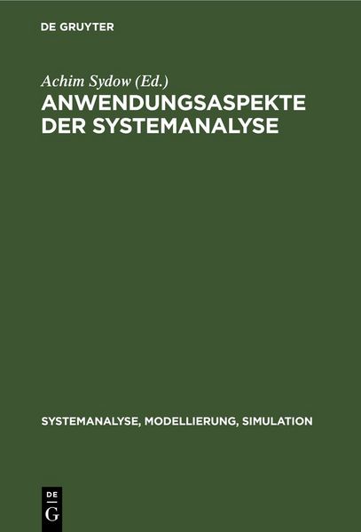 Produktbild: Anwendungsaspekte der Systemanalyse