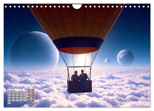 Produktbild: Sterne und Planeten im Blick (Wandkalender 2026 DIN A4 quer), CALVENDO Monatskalender