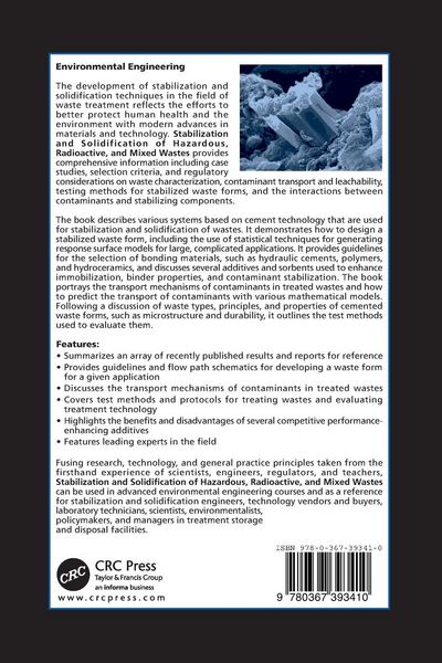 Produktbild: Stabilization and Solidification of Hazardous, Radioactive, and Mixed Wastes