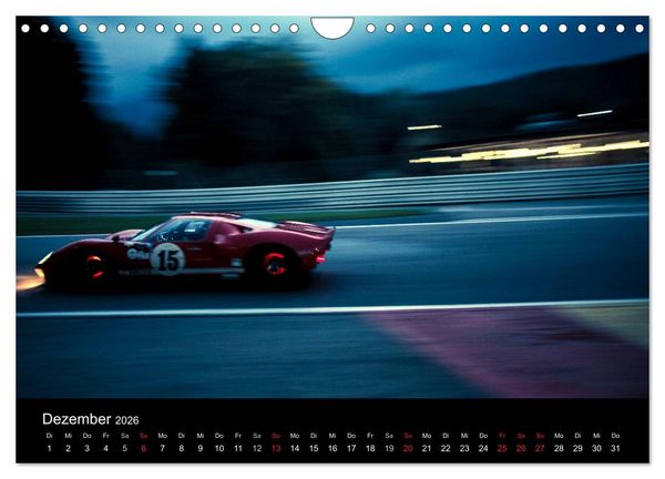 Produktbild: Vintage Racing, historischer Motorsport (Wandkalender 2026 DIN A4 quer), CALVENDO Monatskalender