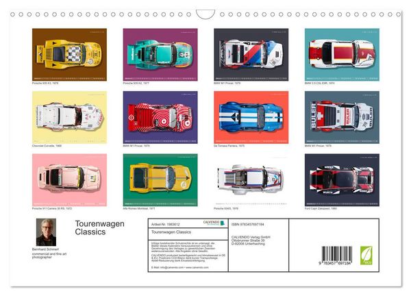 Produktbild: Tourenwagen Classics (Wandkalender 2026 DIN A3 quer), CALVENDO Monatskalender