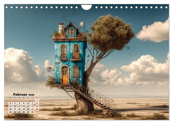 Produktbild: Ein Zuhause ist kein Winkelma&szlig;, sondern ein Gef&uuml;hl (Wandkalender 2026 DIN A4 quer), CALVENDO Monatskalender