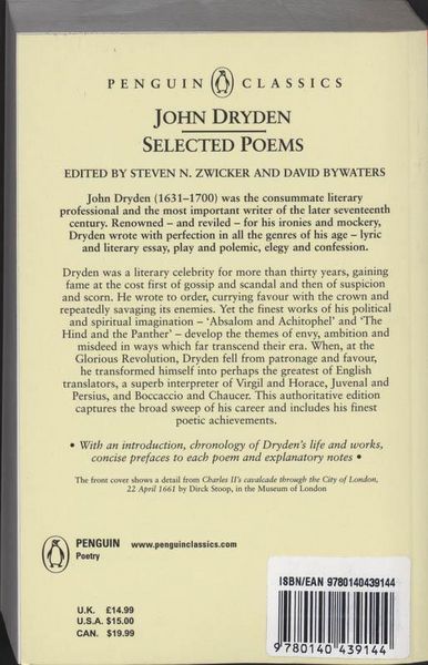 Produktbild: Selected Poems