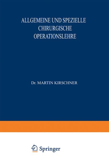 Produktbild: Allgemeine und Spezielle Chirurgische Operationslehre