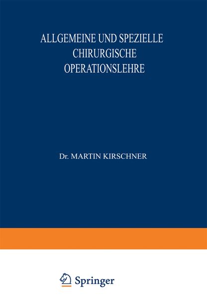 Produktbild: Allgemeine und Spezielle Chirurgische Operationslehre