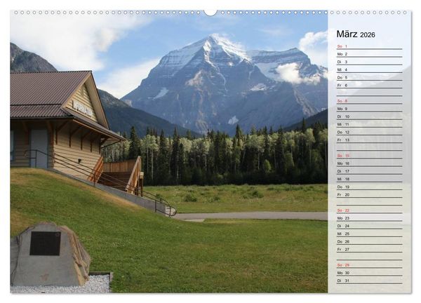 Produktbild: Rocky Mountains 2026 (hochwertiger Premium Wandkalender 2026 DIN A2 quer), Kunstdruck in Hochglanz