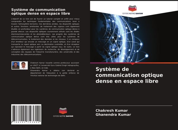 Produktbild: Syst&egrave;me de communication optique dense en espace libre