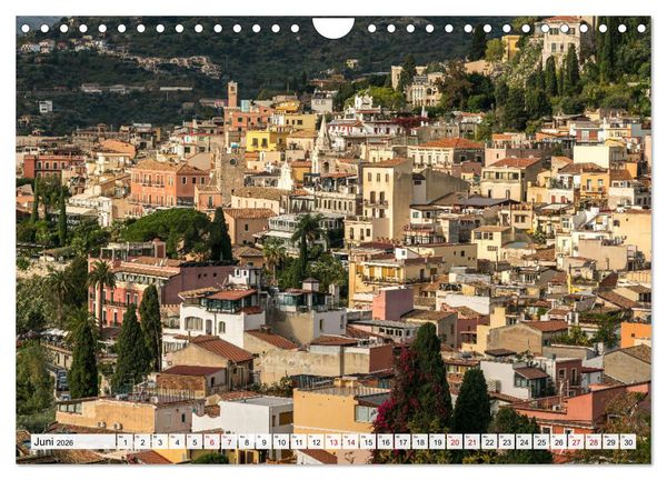Produktbild: Sizilien - Taormina (Wandkalender 2026 DIN A4 quer), CALVENDO Monatskalender