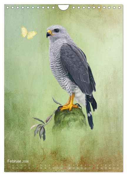 Produktbild: Wunderbare m&auml;rchenhafte Welt der V&ouml;gel (Wandkalender 2026 DIN A4 hoch), CALVENDO Monatskalender