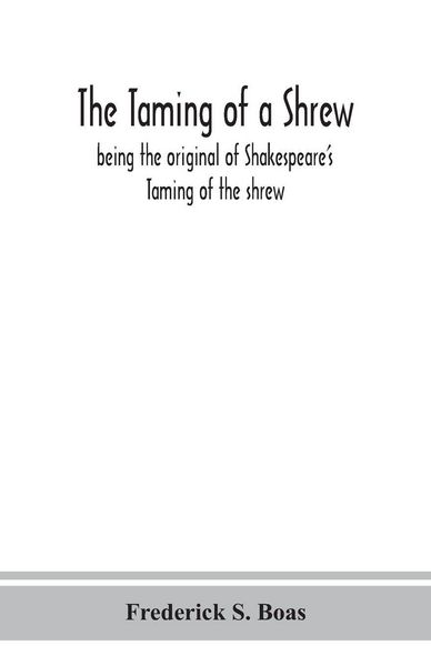 Produktbild: The taming of a shrew