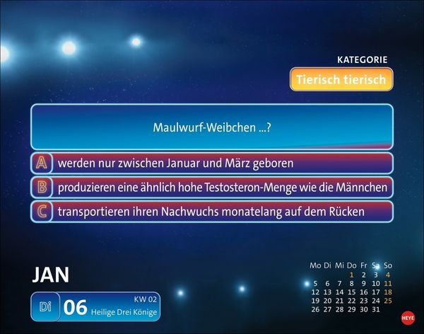 Produktbild: Wer wei&szlig; denn sowas? Tagesabrei&szlig;kalender 2026