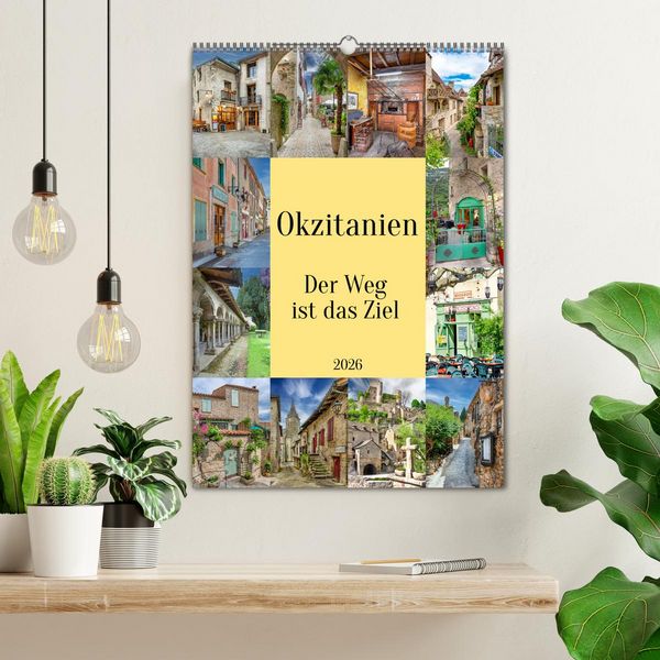 Produktbild: Okzitanien, Der Weg ist das Ziel (Wandkalender 2026 DIN A2 hoch), CALVENDO Monatskalender