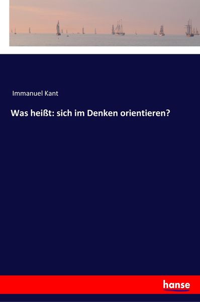 Produktbild: Was hei&szlig;t: sich im Denken orientieren?