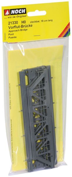 NOCH 21330 H0 Vorflutbrücke 1gleisig Universell (L x B x H) 180 x 70 x 45mm